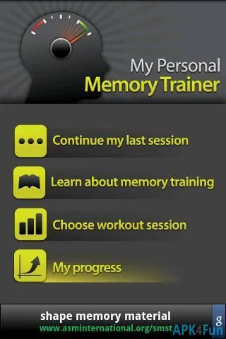 Memory Trainer Screenshot Image