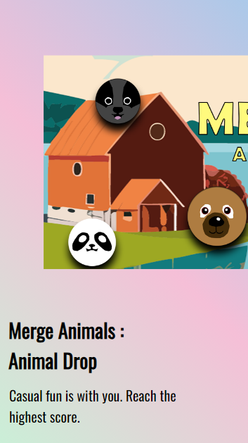 #1. Merge Animals: Animal Drop (Android) By: Yusuf Erarslan