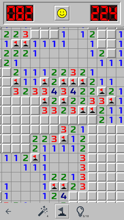 #1. Minesweeper GO - classic game (Android) By: evolvegames