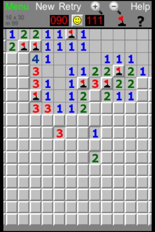 #1. Minesweeper pico (Android) By: dotpico