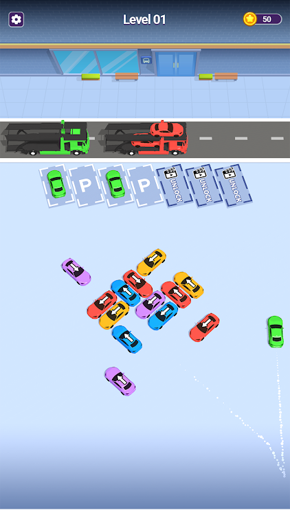 #1. Mini Car Jam (Android) By: Brames