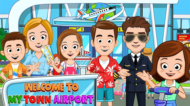 #1. My Town : Airport (Android) By: My Town Games Ltd