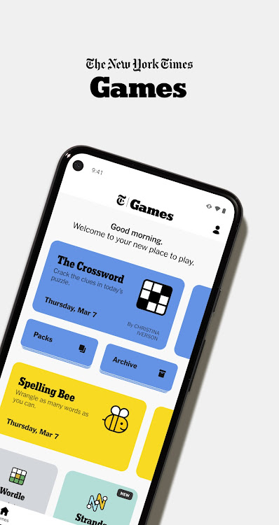 #1. NYT Games: Word Games & Sudoku (Android) By: The New York Times Company