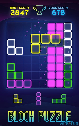 Neon Block Puzzle Screenshot Image