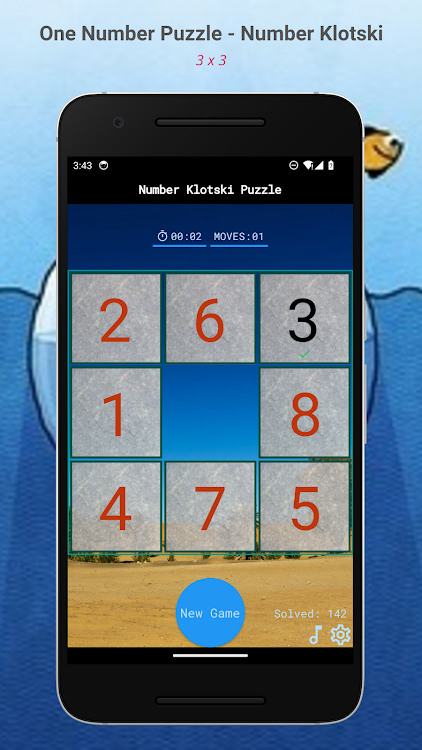 #1. Number Klotski - a fun puzzle (Android) By: Zappol L.