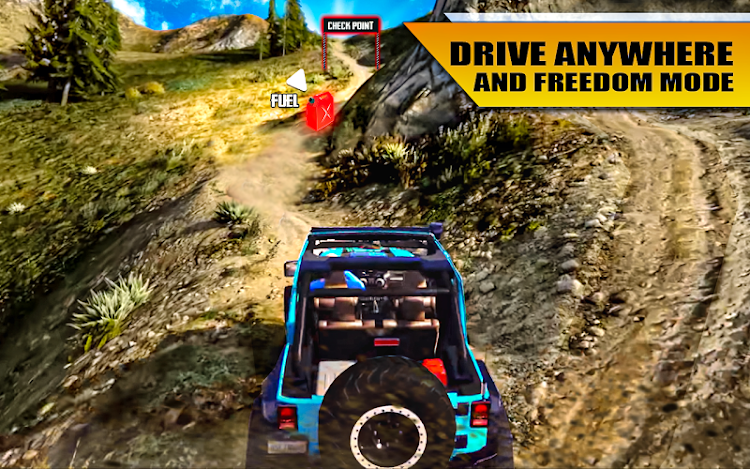 #1. Off Road Jeep Drive Simulator (Android) By: Check-In Games