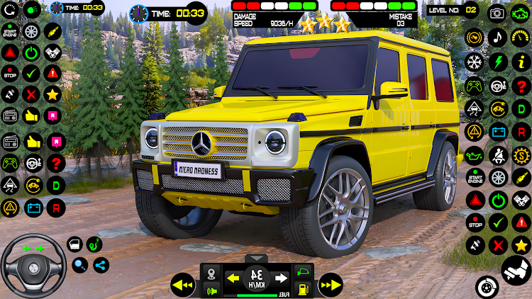 #1. Offroad Jeep Car Driving Game (Android) By: Micro Madness