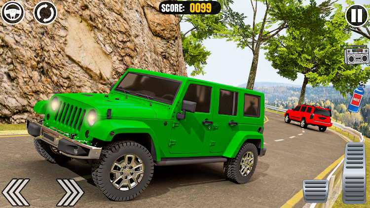 #1. Offroad Jeep Game Simulator (Android) By: Game Tap