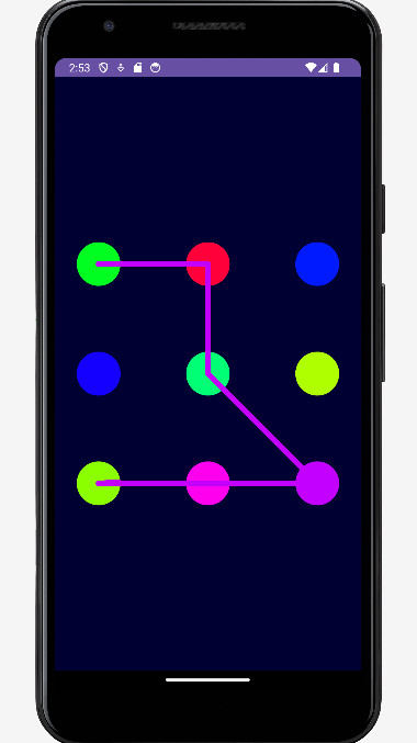 #1. Pattern Unlock Fidget Game (Android) By: Dream Genie