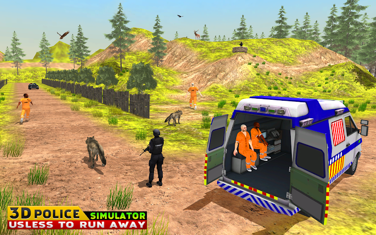 #1. Police Car Van Driving Game 3D (Android) By: Crea8iv Games