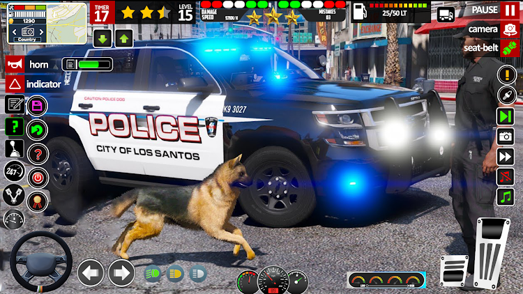 #1. Police Car simulator Cop Games (Android) By: Action Hive