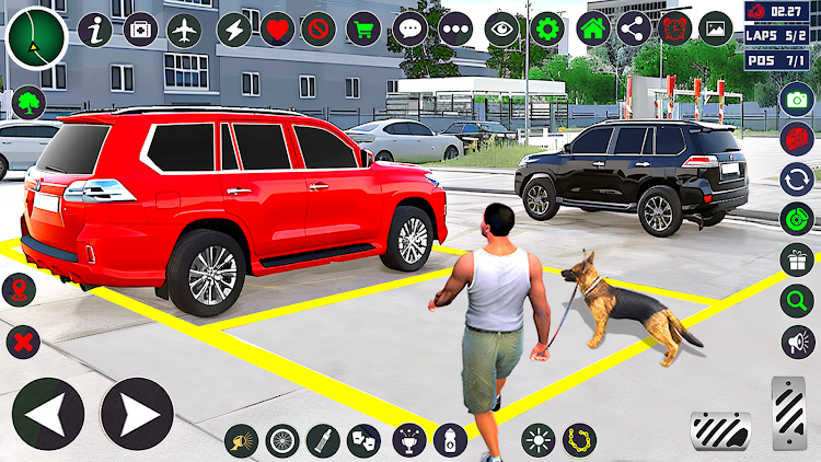 #6. Prado Car Parking: Car Driving (Android) By: Awesome Games Studios