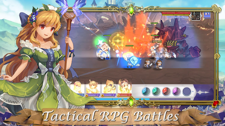 #1. Royal Knight Tales – Anime RPG (Android) By: Ely Anime Games