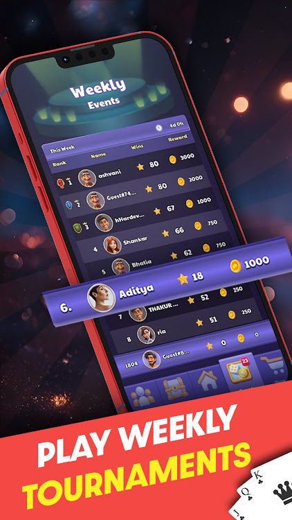 #2. Seep Star - Online Card Game (Android) By: Flecks Labs