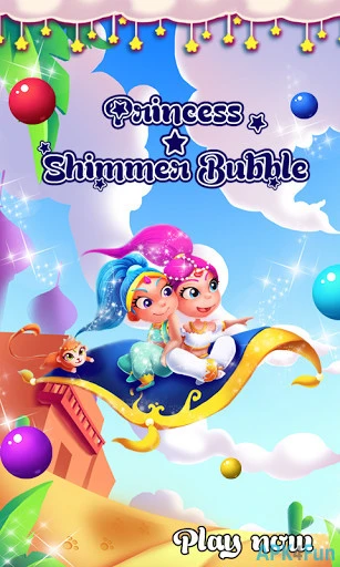 Shimmer Bubble Shooter Screenshot Image