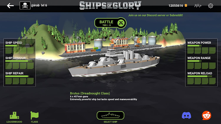 #7. Ships of Glory: Warship Combat (Android) By: Top Secret Developments