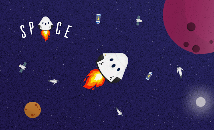 #3. Space: Rescue the astronauts! (Android) By: Flozom