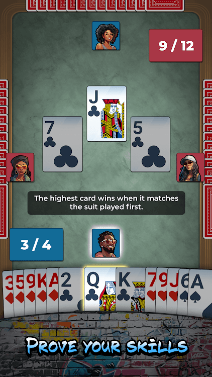 #1. Spades Fever: Card Plus Royale (Android) By: WildCard Games