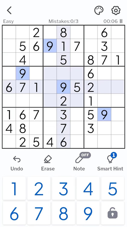 #1. Sudoku - Classic Math Games (Android) By: NimbleMind Network Inc.