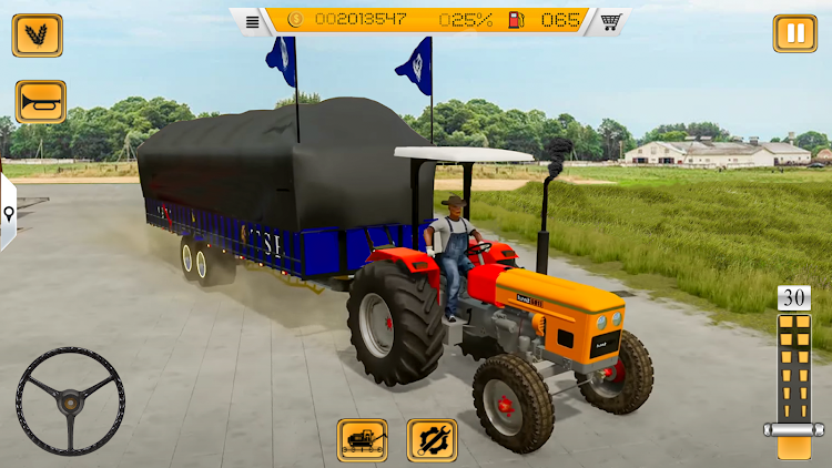 #2. Tractor Farming Game: Tractor (Android) By: Euro Games Hub