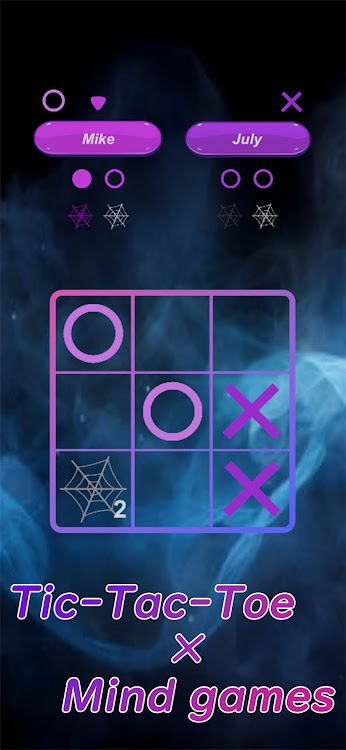 #1. Trap Tic-Tac-Toe (Android) By: TakumaTakahashi