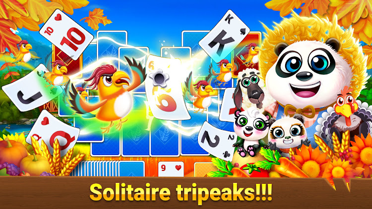 #1. TriPeaks Solitaire:Fairy (Android) By: mahjong connect