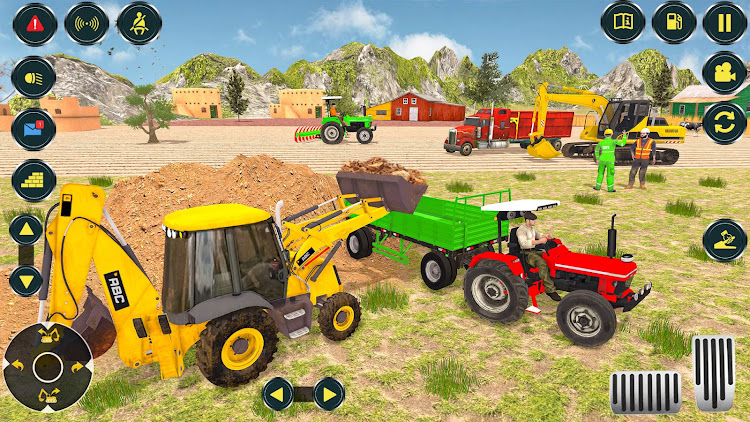 #1. Village Excavator JCB Games (Android) By: Freeze Games