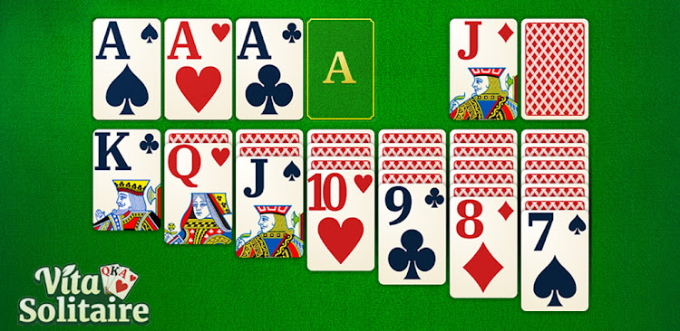 #1. Vita Solitaire for Seniors (Android) By: Vita Studio.