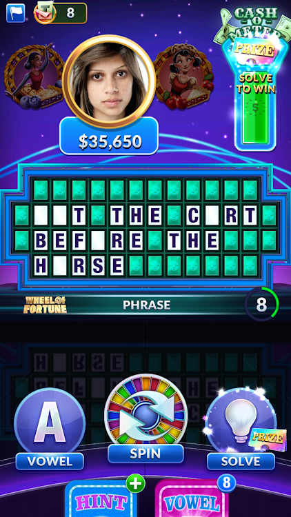 #6. Wheel of Fortune: TV Game (Android) By: Scopely