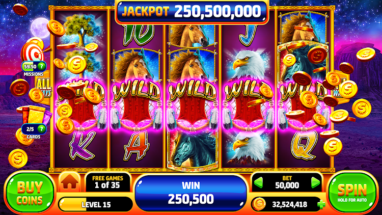 #1. Wild Wins Casino (Android) By: Meme, Inc