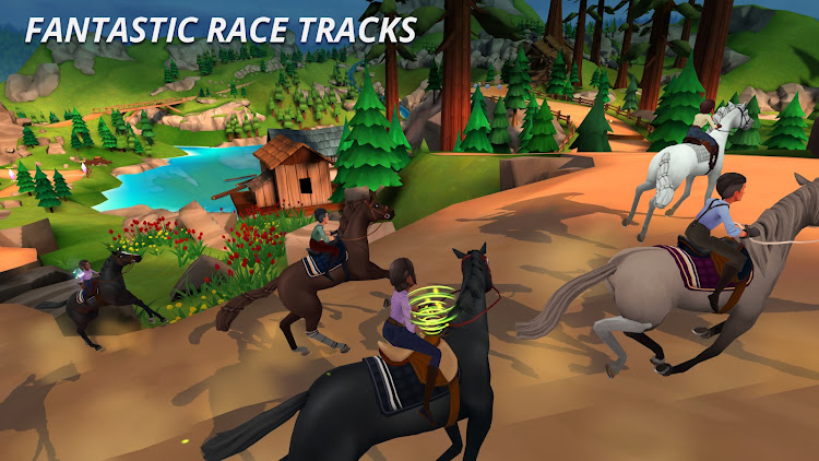 #1. Wildshade: Fantasy Horse Races (Android) By: Trophy Games - Animal Games