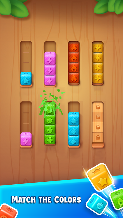 #1. Wood Block: Sort Color (Android) By: Koiking Gaming