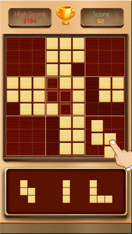 #1. Wood Block Sudoku (Android) By: H.T Game