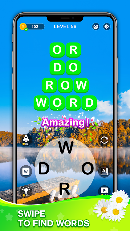 #1. Word Connect - Train Brain (Android) By: Solitaire Card Studio