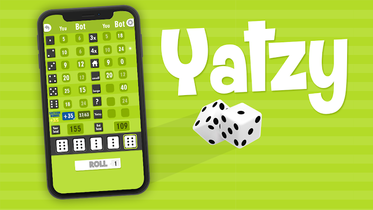 #8. Yatzy offline game no internet (Android) By: MGGAMES