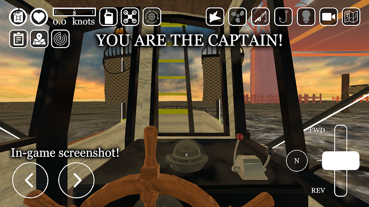 #1. uCaptain: Boat Fishing Game 3D (Android) By: Studio Pareidolia LLC