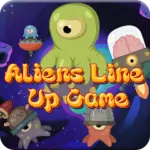  Aliens Line Up Game 